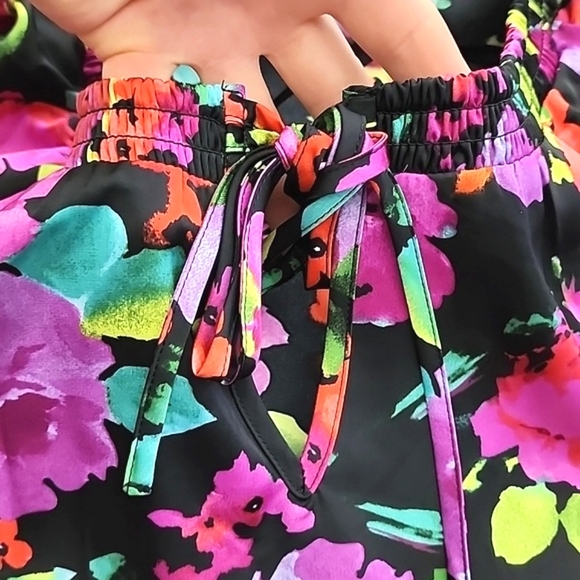 Sunny Leigh Juliet Women's Multi Colour Floral Blouse Print Lightweight Size 3X - Picture 4 of 12